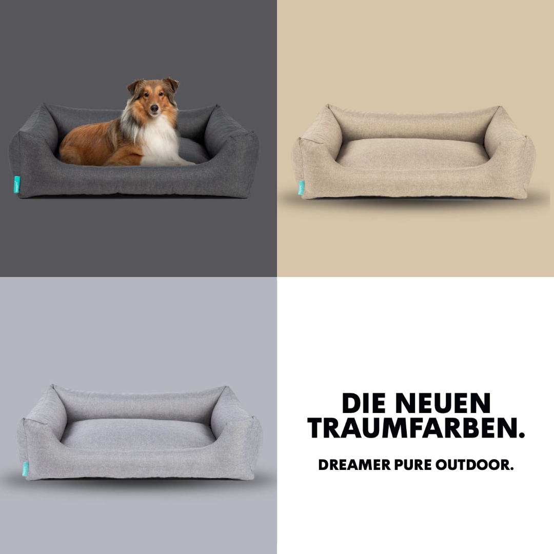Neue Farben erhältlich: DREAMER PURE OUTDOOR Hundebett.